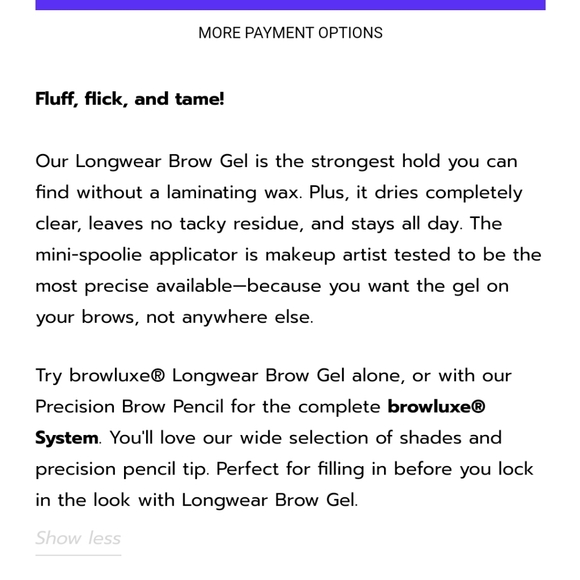 Browluxe Brow gel - Picture 2 of 2